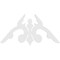Ekena Millwork Pitch Milton Architectural Grade PVC Gable Pediment, 48"W x 28"H x 1"P (14/12) GPP048X028X100MIL - alternate 4